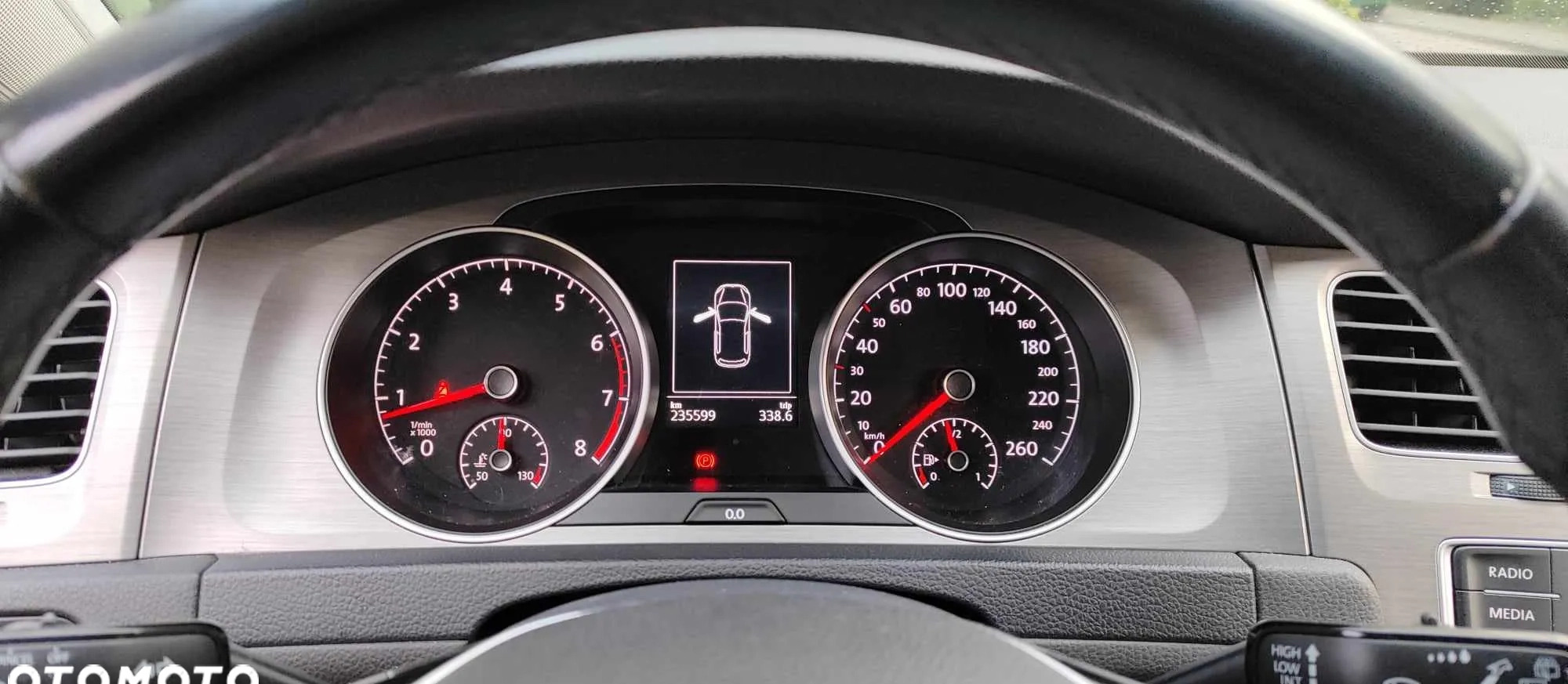 Volkswagen Golf cena 37000 przebieg: 235000, rok produkcji 2015 z Warszawa małe 29